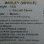 Barley Whole