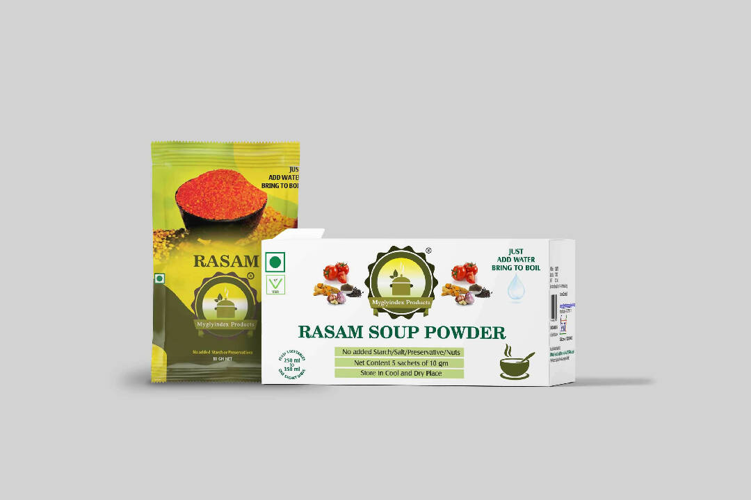Rasam Soup|Pack Of 5 Sachets|10g Each|Ready To Cook Soup Powder|