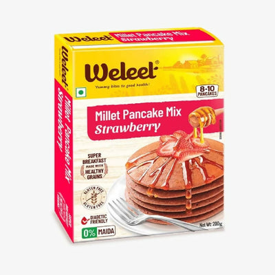 Millet Pancake Mix - Strawberry Flavour 200g
