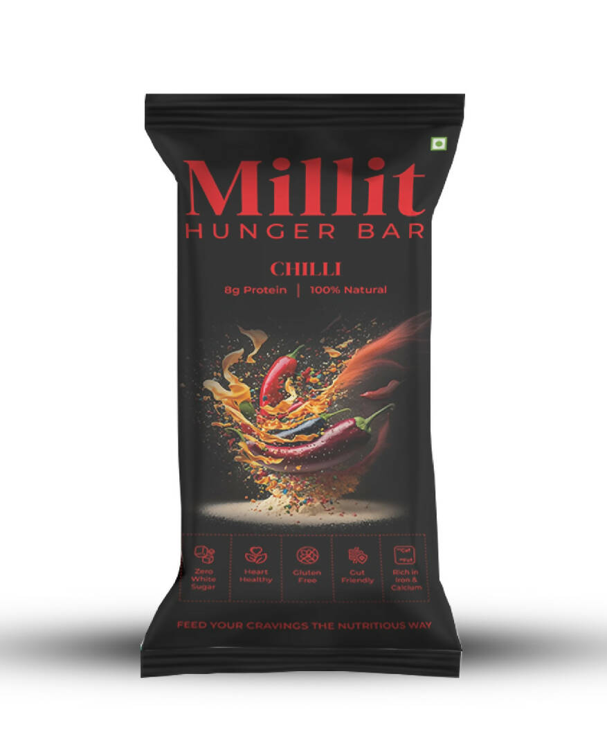 Millet HUNGER BAR Chilli (Pack of 6)