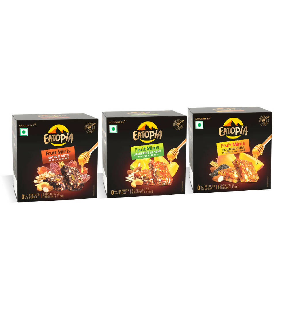 Eatopia Fruit Minis (Assorted) Pack of 3X 100g
