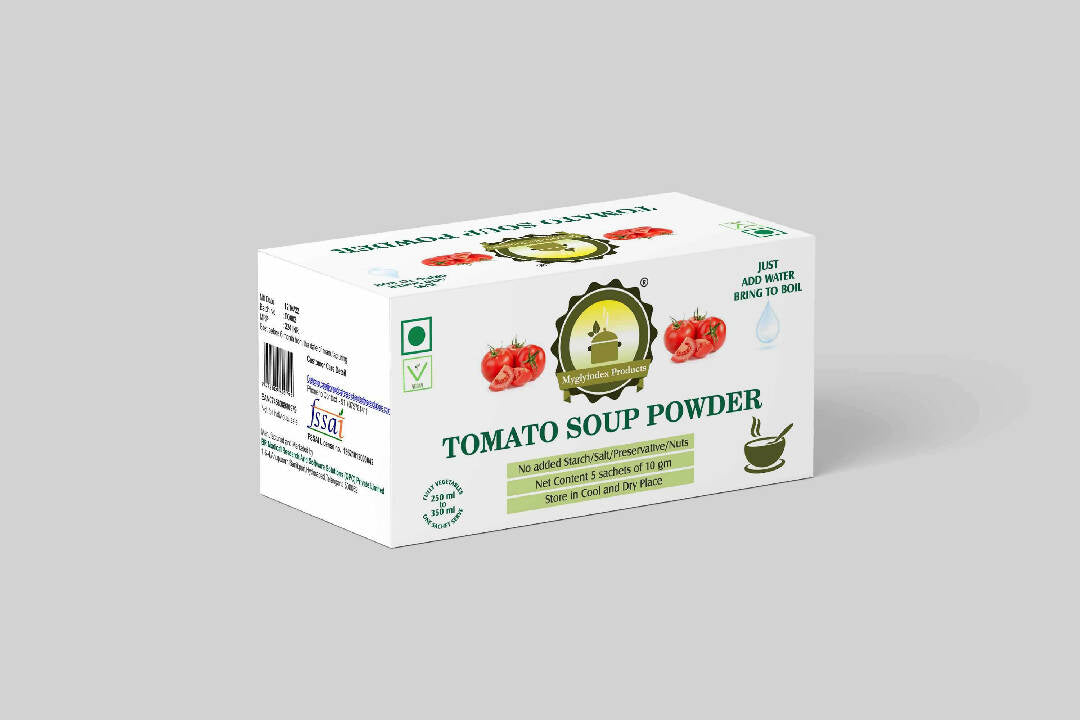 Tomato Soup | Pack of 5 Sachets | 10g Each | Ready To Cook Soup Powder|