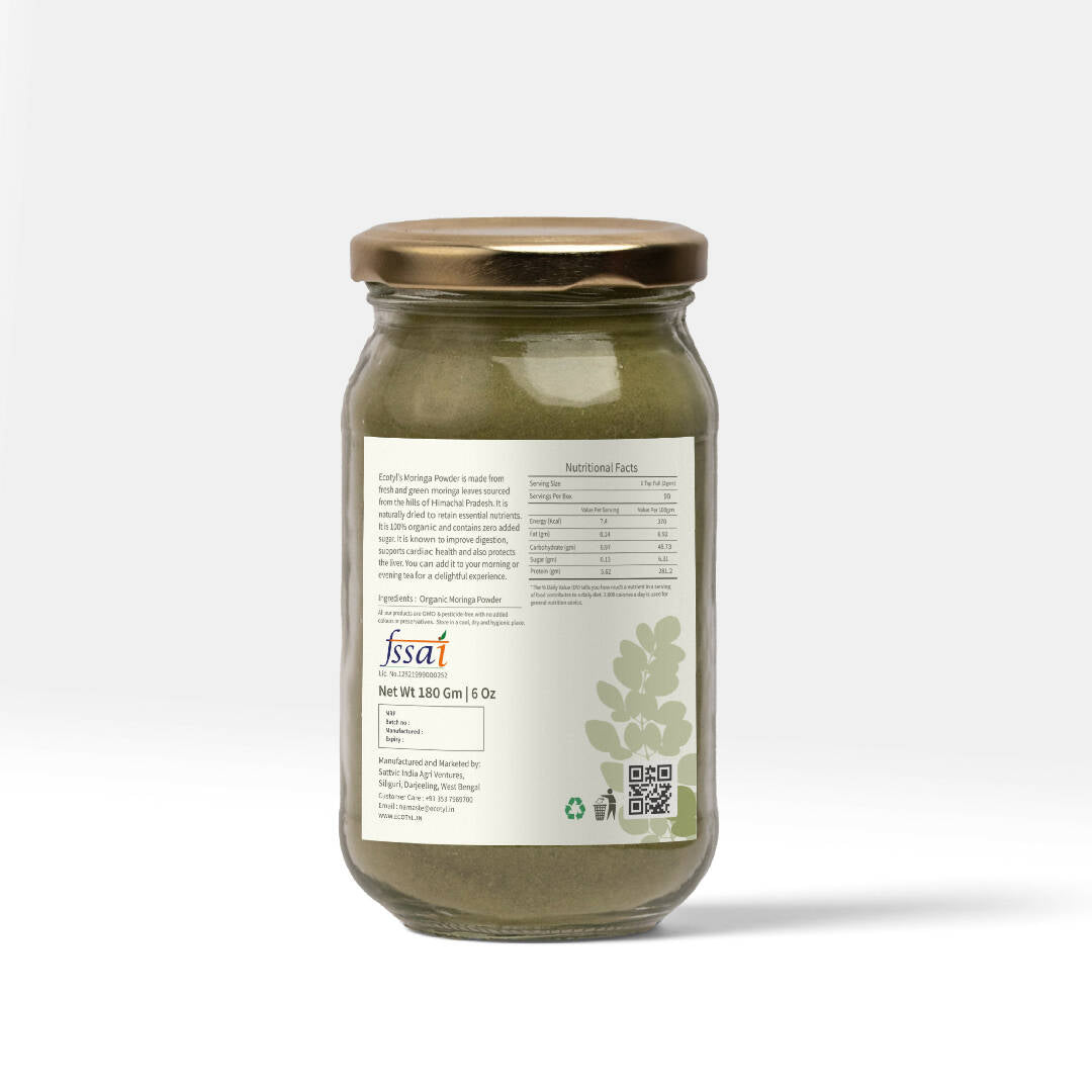 Ecotyl Organic Moringa Powder - 180 g