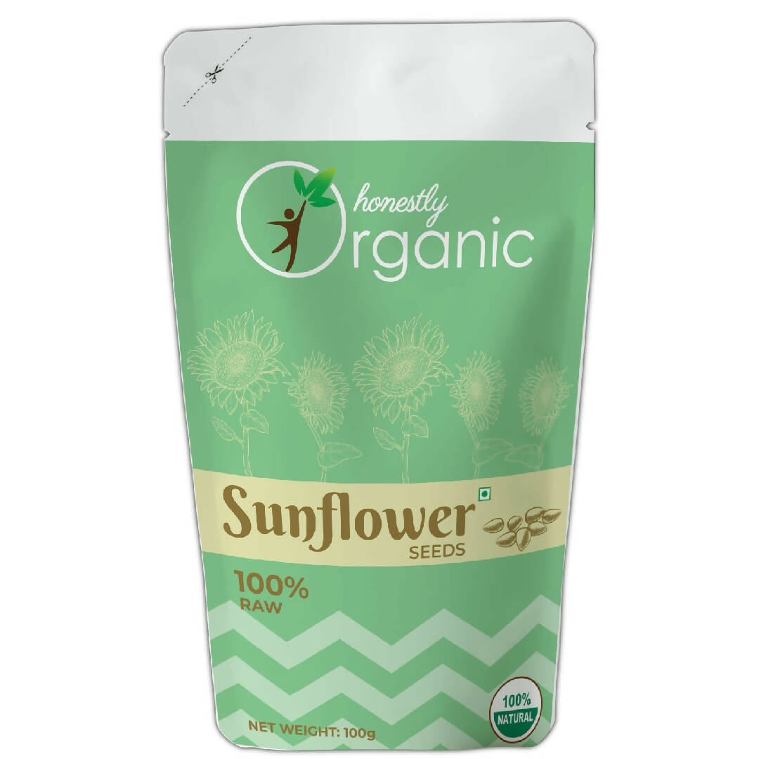 Honestly Organic Sunflower Seeds - 100g (Pack of 2)