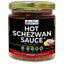 Organic Hot Schezwan Sauce (USDA Organic, Sugar-Free, Gluten-Free, Low Carb, Ultra Low GI, Vegan, Diabetes & Keto Friendly) - 180g