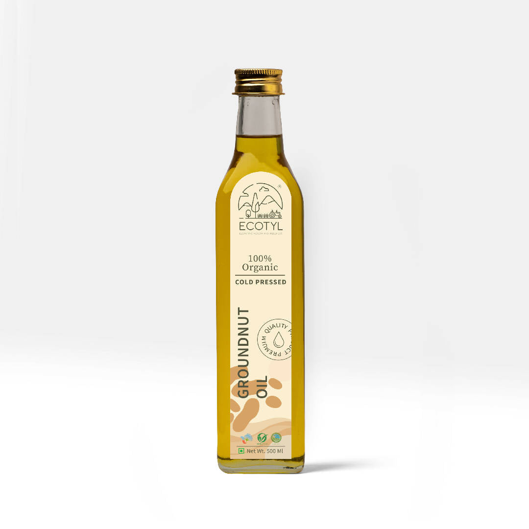 Ecotyl Organic Cold-Pressed Groundnut Oil - 500 ml