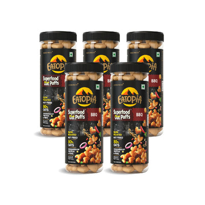Superfoods Oat puffs combo BBQ (Pack of 5) 300g