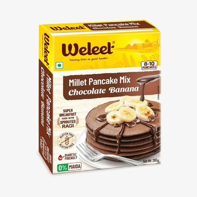 Millet Pancake Mix - Chocolate and Banana 200g