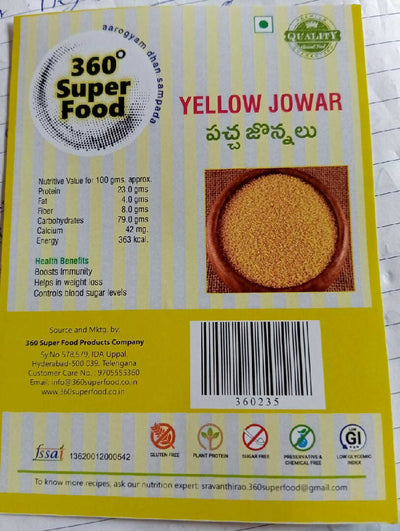 Yellow Jowar Millet-Whole
