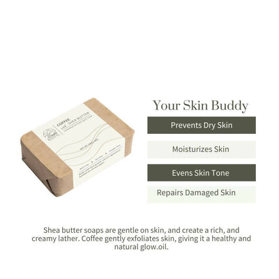 Ecotyl Handmade Body Soap (Shea Butter - Coffee) - 100 g