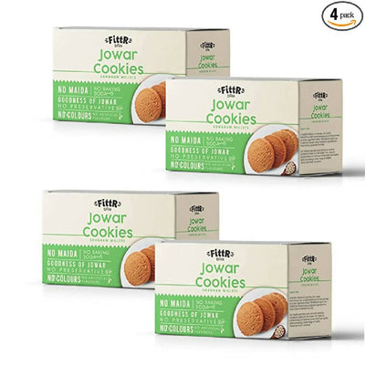 FittR Bites Foxtail Cookies - Pack Of 4, 100 Gms Each Pack