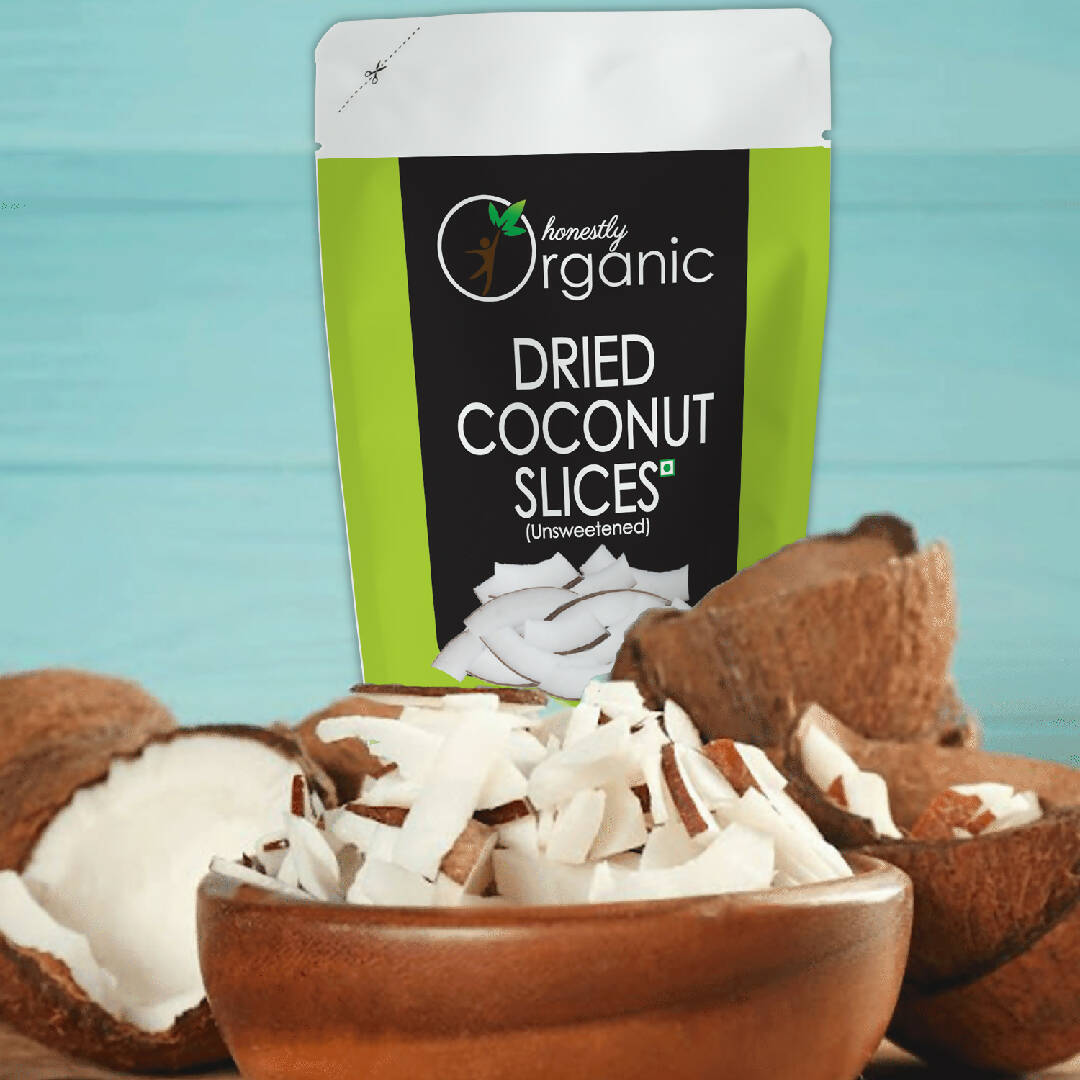 Honestly Organic Dried Coconut Slices - 100g
