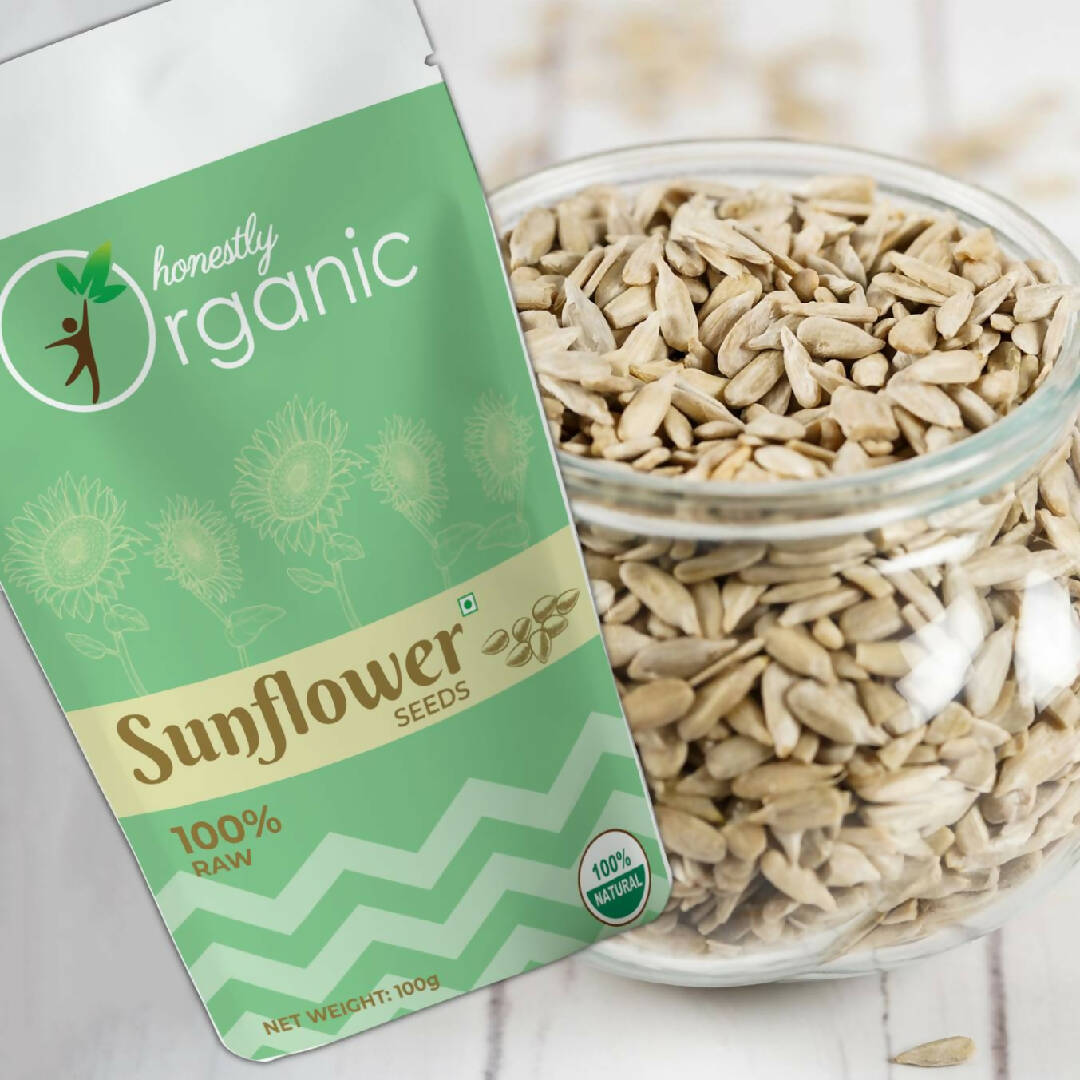 Honestly Organic Sunflower Seeds - 100g (Pack of 2)