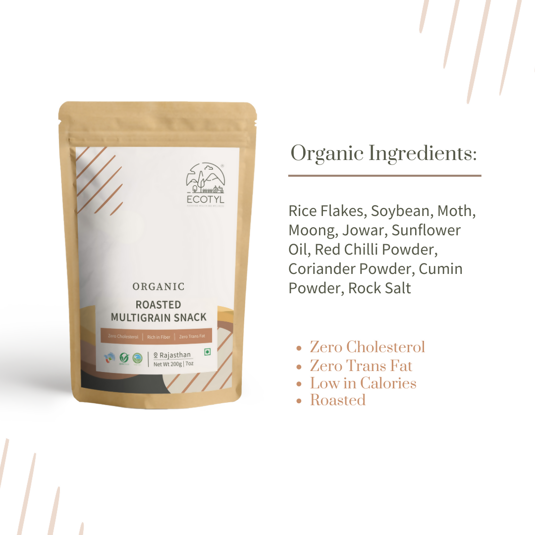 Ecotyl Organic Roasted Multigrain Snack - 200 g