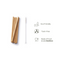 Ecotyl Bamboo Straw - Set of 6 + Straw Cleaning Brush