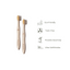 Ecotyl Bamboo Tooth Brush - Set of 2